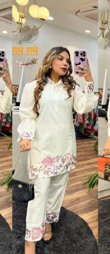 Embroidery Work Coord Set